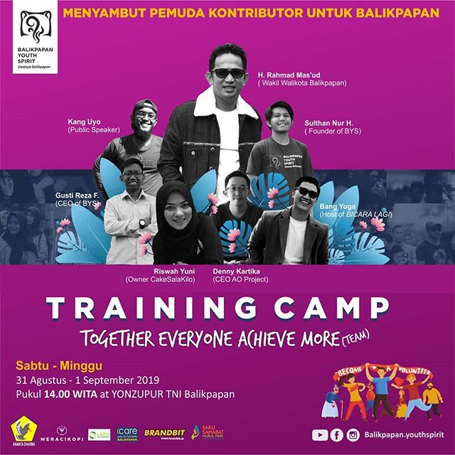 TRAINING CAMP VOLUNTEER Balikpapan Youth Spirit