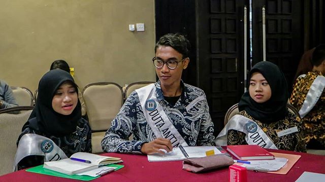 Kepemudaan pada giat Karantina Duta Anti Narkoba tahun 2019