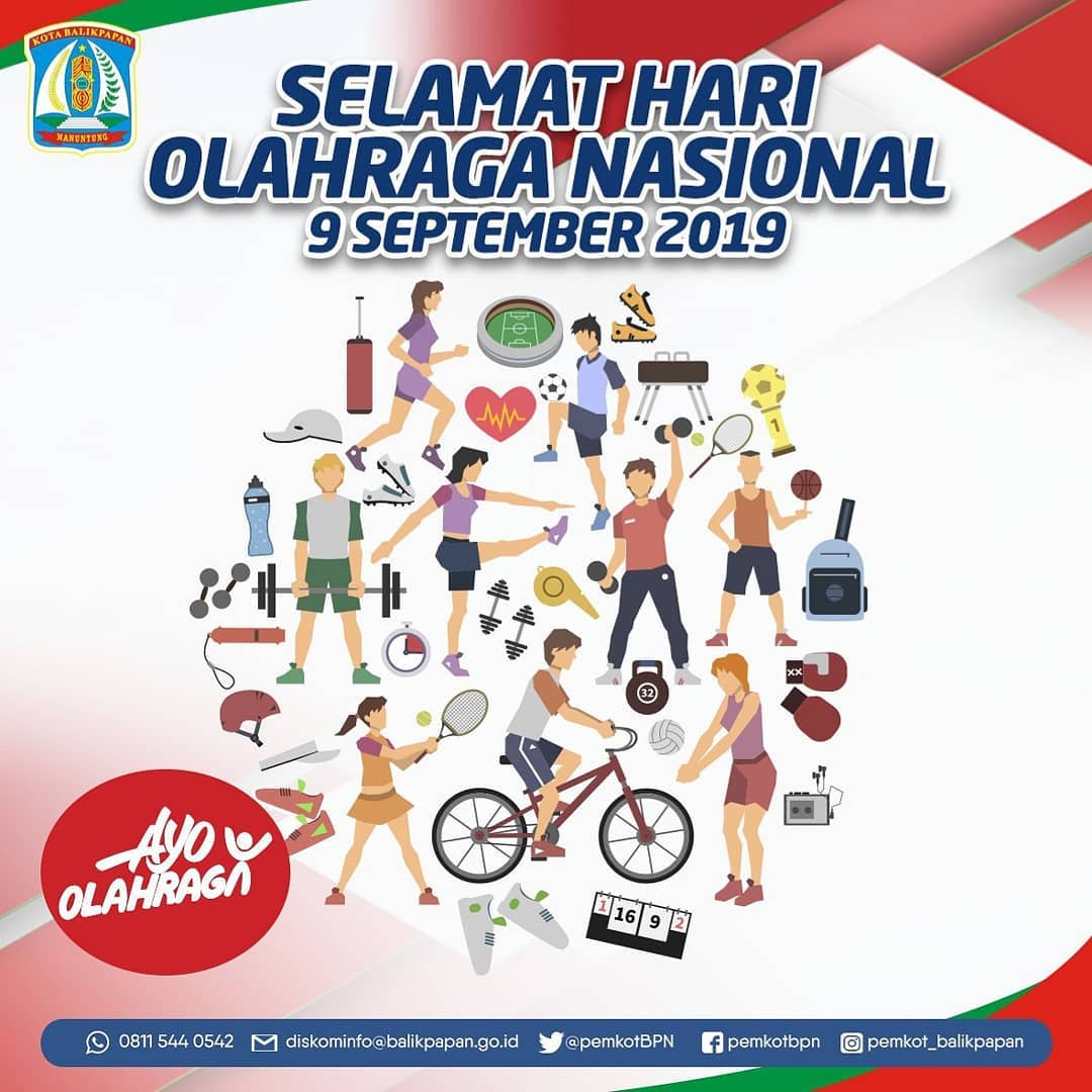 SELAMAT HARI OLAHRAGA NASIONAL KE XXXVI TAHUN 2019