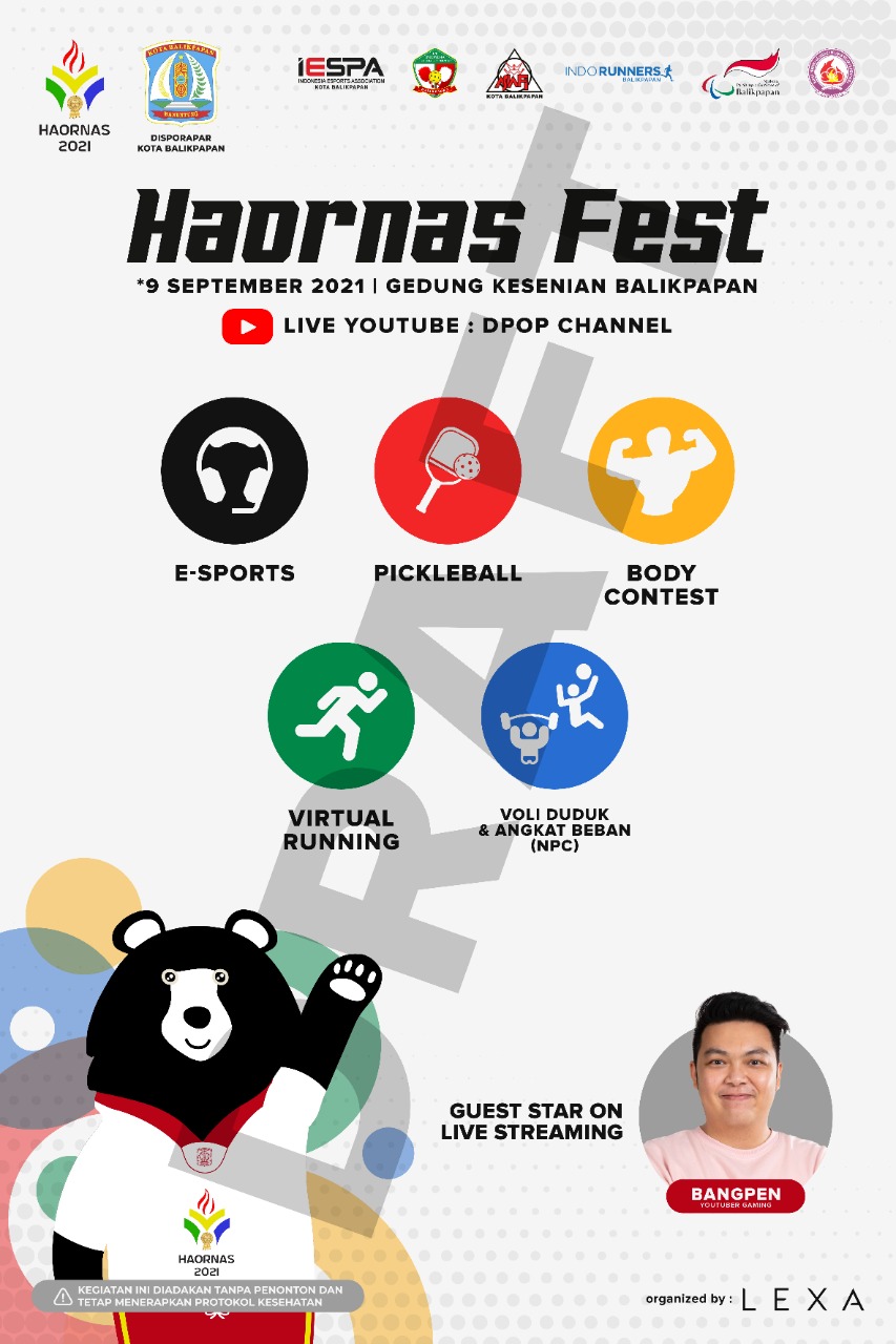 Daftar Cabor Event Haornas Fest 2021