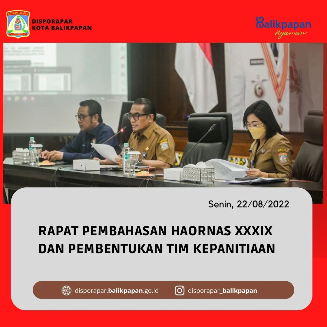 Rapat Pembahasan HAORNAS XXXIX