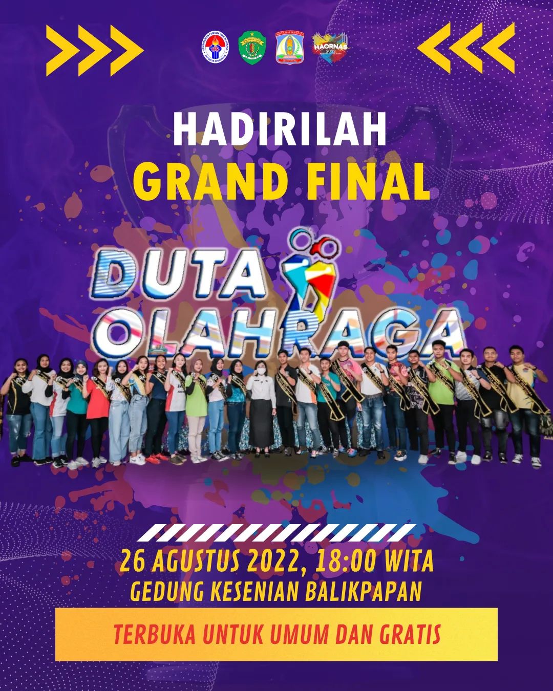 Grand final Duta Olahraga Balikpapan