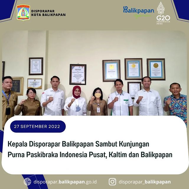 Kunjungan Paskibraka Indonesia Pusat