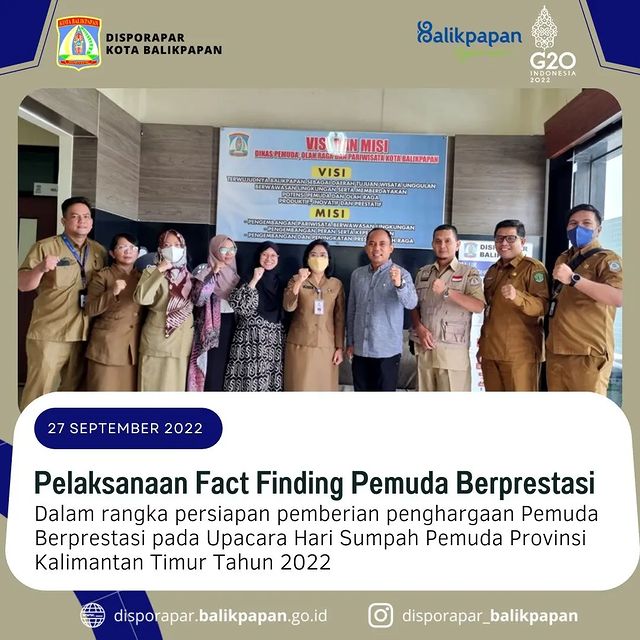 Pelaksanaan Fact Finding Pemuda Berprestasi Tahun 2022