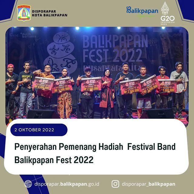 Pemenang Lomba Festival Band, Balikpapan Fest 2022