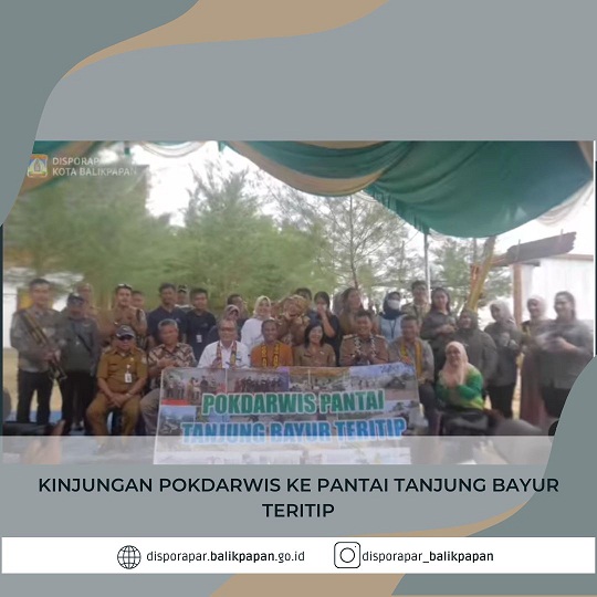 Kunjungan pokdarwis ke Pantai Tanjung Bayur Teritip