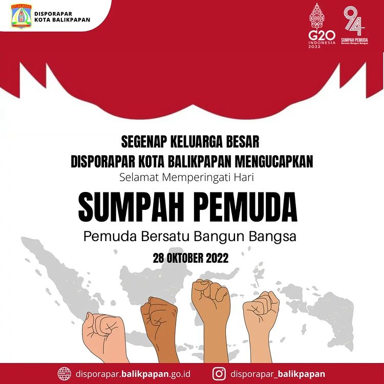 Memperingati Hari Sumpah Pemuda ke -94 (Pemuda Bersatu Bangun Bangsa)