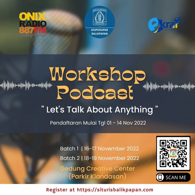 Pelatihan Workshop Podcast dengan Onix Radio