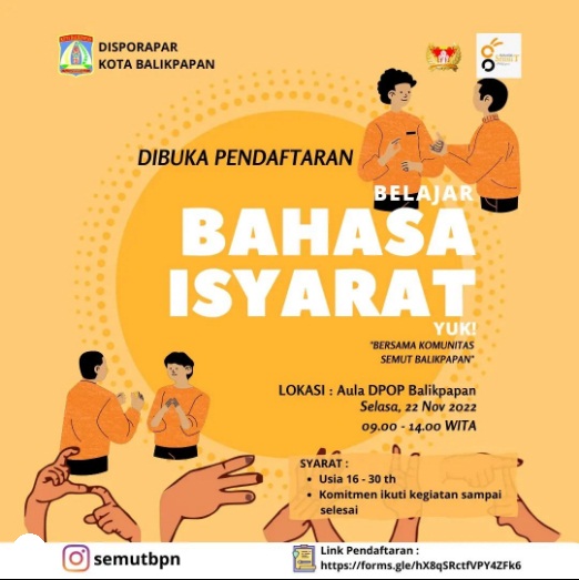 Dibuka Pendaftaran Belajar Bahasa Isyarat Gratis