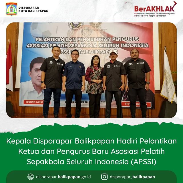 Pelantikan ketua dan pengurus baru Asosiasi Pelatih Sepakbola Seluruh Indonesia (APSSI)