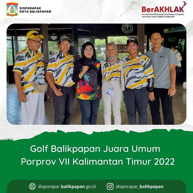 Tim Cabor Golf Raih Juara Umum Dalam Kejuaraan Porprov VII Kalimantan Timur 2022