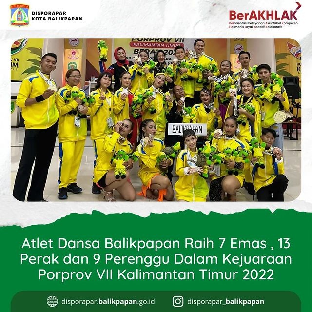 Atlet Dansa Balikpapan Raih 7 Emas