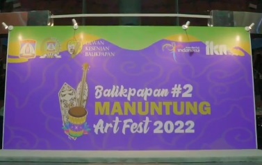 Peresmian ajang gelaran Balikpapan Manuntung Art Festival II 2022