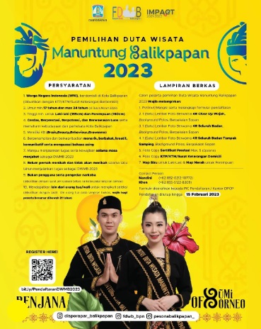 PEMBUKAAN PENDAFTARAN Duta Wisata Manuntung Balikpapan 2023 #DWMB2023