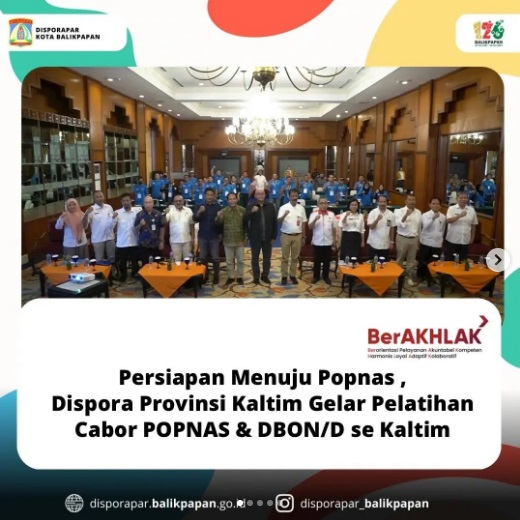 Pelatihan Cabor POPNAS & DBON/D se Kaltim