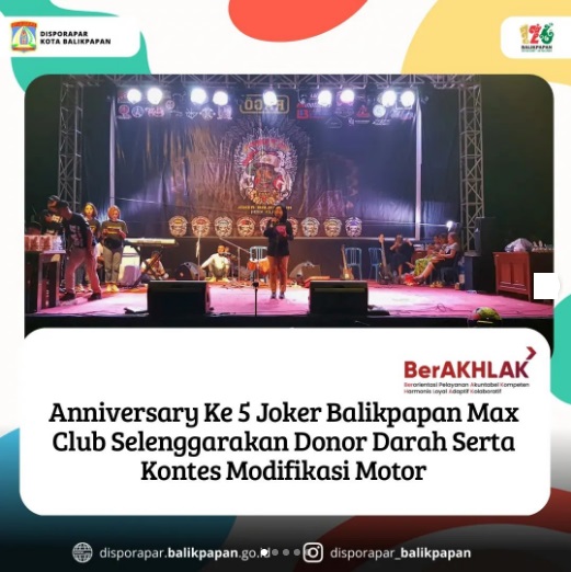 Anniversary Ke 5 Joker Balikpapan Max Club