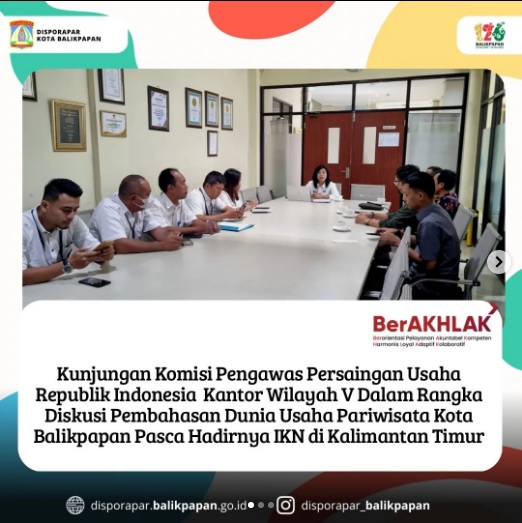 Kunjungan Komisi Pengawas Persaingan Usaha Republik Indonesia Kantor Wilayah V