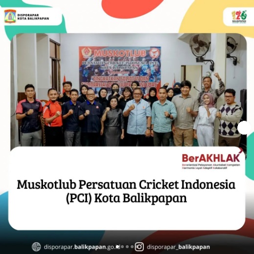  Muskotlub Persatuan Cricket Indonesia (PCI) Kota Balikpapan Resmi Dibuka