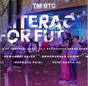 Balikpapan Trade Centre mengusung lomba dengan tema "LITERACY FOR FUTURE"