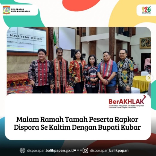 Malam Kegiatan Rakor Dispora Se Kaltim 2023