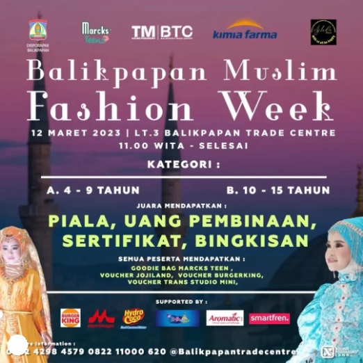 Pendaftaran Balikpapan Muslim Fashion Week