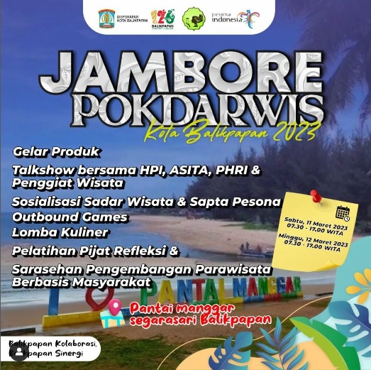 Jambore Pokdrwis 2023 Pantai Manggar Segara Sari