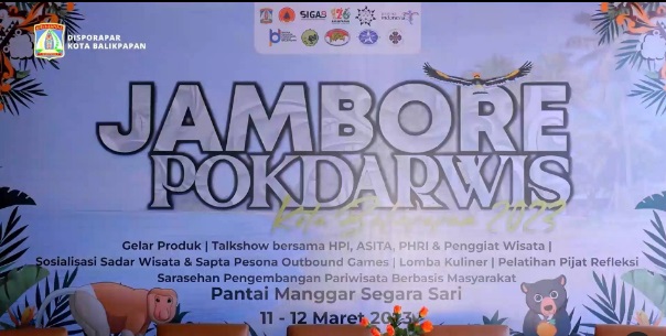 Jambore Pokdarwis Balikpapan di Pantai Manggar