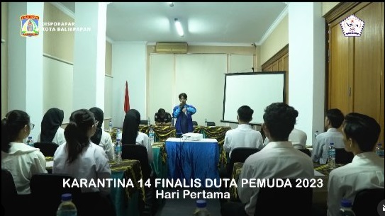 Kegiatan Karantina Duta Pemuda Balikpapan 2023 