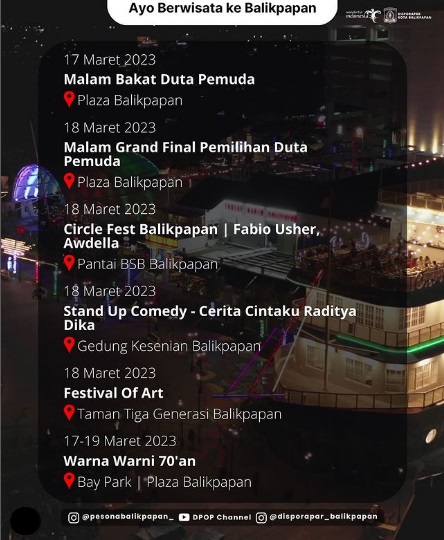 Event pariwisata Balikpapan