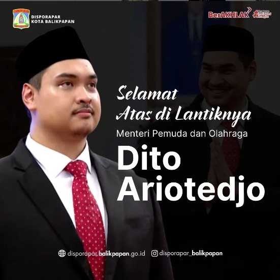 Selamat Atas Dilantiknya Menteri Pemuda dan Olahraga