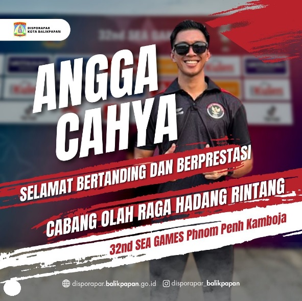 Selamat bertanding Bung Angga Cahya Dalam Pertandingan Sea Games