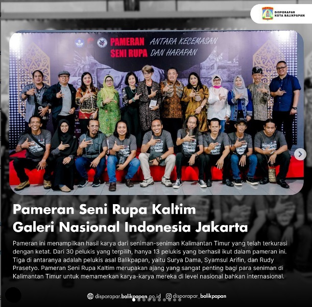 Pameran Seni Rupa Kaltim di Galeri Nasional Indonesia Jakarta