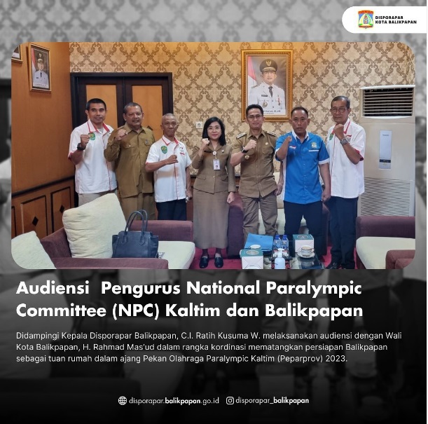 Audiensi Pengurus National Paralympic Committee (NPC) Kaltim dan Balikpapan