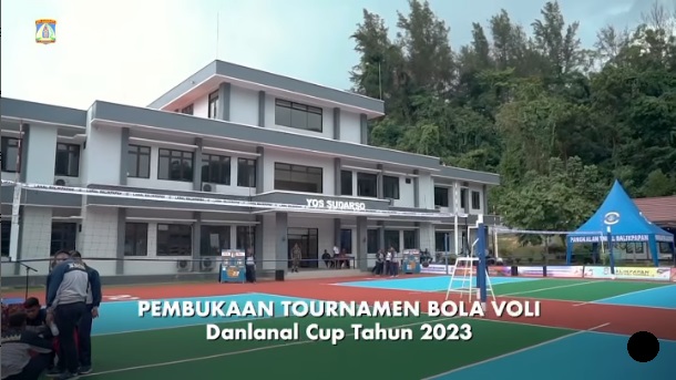 Pembukaan Turnamen Bola Voli Danlanal Cup 2023