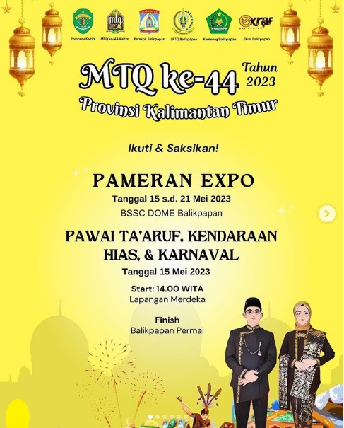 Pameran Expo MTQ ke-44 Provinsi Kal-Tim