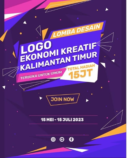 Lomba Logo Ekonomi Kreatif Kalimantan Timur.