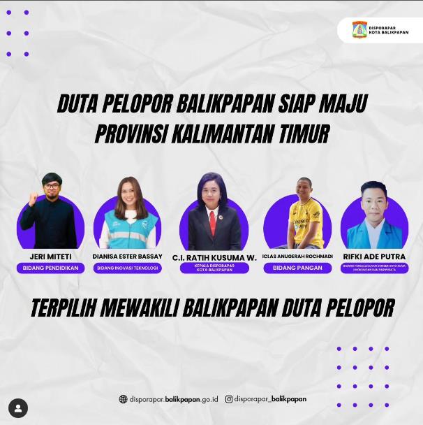 Duta Pelopor Pemuda Kota Balikpapan 2023