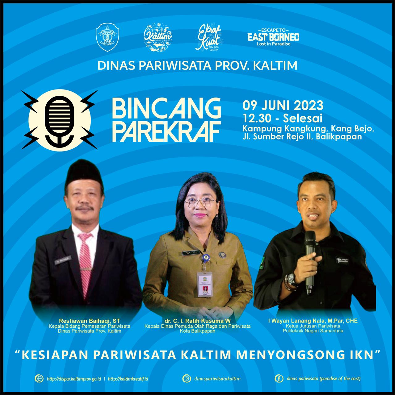 Bincang Prekraf di Destinasi Wisata Kampung Kangkung, Kang Bejo