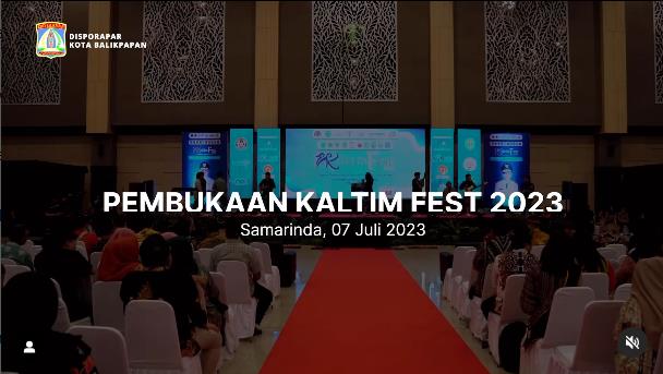 Kalimantan Timur Festival Buka Secara Resmi