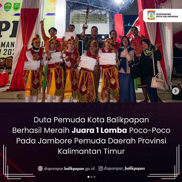 Kontingen Balikpapan Berhasil Menjadi Juara Satu Lomba Senam Poco-Poco