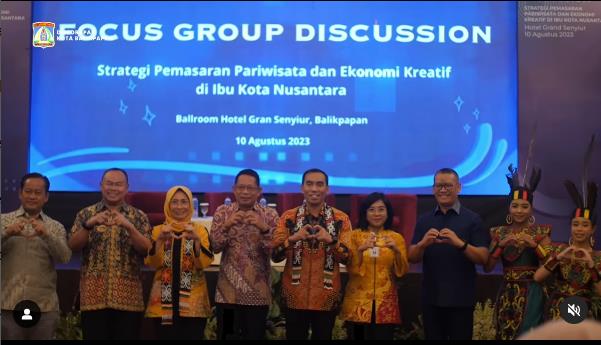 Focus Group Discussion (FGD) Strategi Pemasaran Pariwisata dan Ekonomi Kreatif di Ibu Kota Nusantara