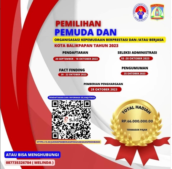 Pemilihan Pemuda dan Organisasi Kepemudaan Berprestasi / Berjasa