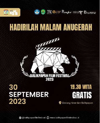 Hadirlah Malam Anugerah Balikpapan Film Festival Tahun 2023