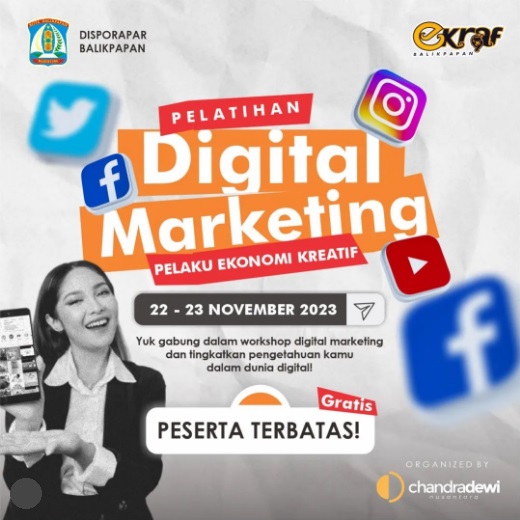 Pelatihan Digital Marketing Pelaku Ekonomi Kreatif