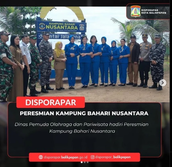 Peresmian Kampung Bahari Nusantara di Pantai Smaccly SMK 5