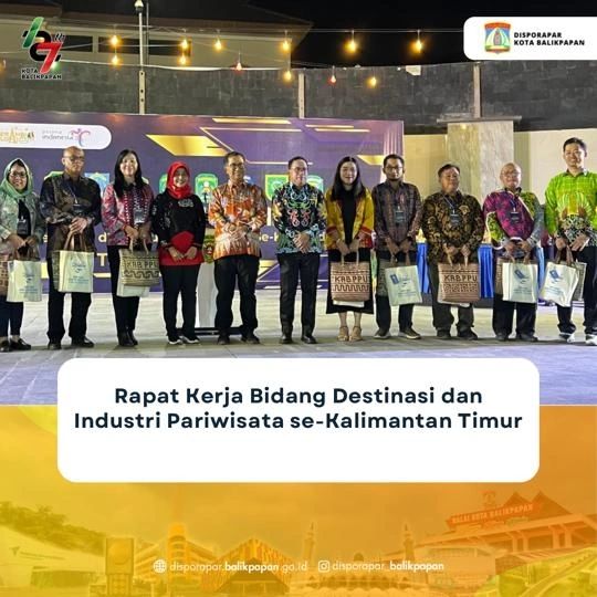 Rapat Kerja Bidang Destinasi dan Industri Pariwisata Se-Kalimantan Timur