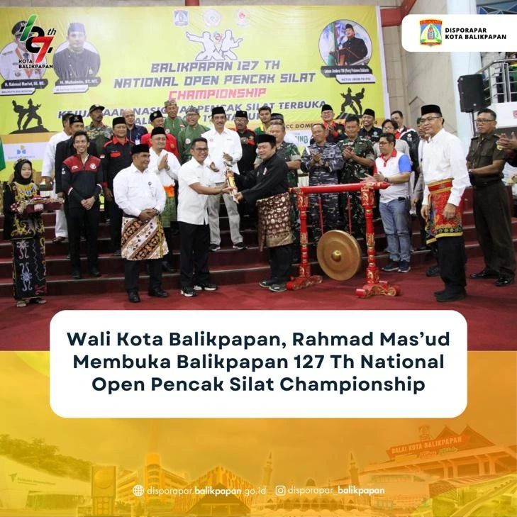 Wali Kota Balikpapan Membuka Balikpapan 127 Th National Open Pencak Silat Championship